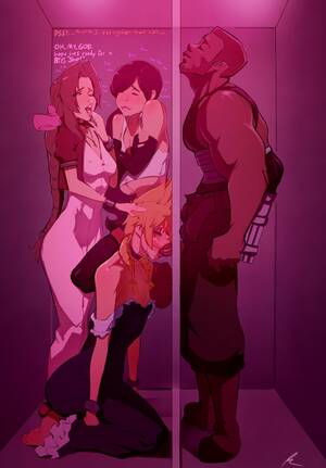 Cartoon Peeing Porn - Cloud at the glory hole â€“ Pee-Kay (Final Fantasy) - Porn Cartoon Comics