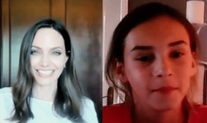Angelina Jolie Gay Porn - Angelina Jolie se quedÃ³ asombrada por la activista trans de 13 aÃ±os Emily  Waldron - Escandala