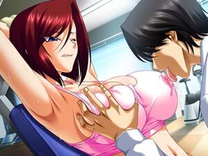 hentai groping big tits in bra - Anime Boob Grope Hentai