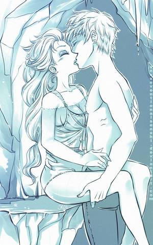 Jack Frost Having Sex Porn - Day 12 - Making out Jack Frost x Elsa (Rise of the Guardians and Frozen)  Day 01 - Holding Hand by DiWine-WaroDay 02 - Cuddling by ji.