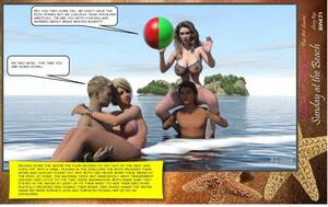 Beach 3d Porn Comics - ST-9Pol - Sunday at the beach | XXXComics.Org