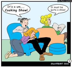 blondie and dagwood cartoon porn - Blondie and Dagwood Cooking Show comic porn | HD Porn Comics
