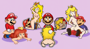 Mario And Princess Peach - Rule34 - If it exists, there is porn of it / mario, paper peach, princess  peach, princess toadstool / 4102056