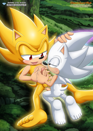 Classic Sonic Porn - Yaoi pinup classic sonic+sonic the hedgehog+super sonic