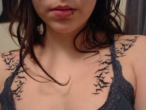 Bat Tattoo Porn - glitter zombie torture porn: New obsession: girls with bat tattoos