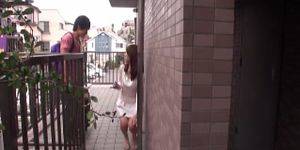 bath cleaning threesome - My mother had been cleaning the bath when I got home