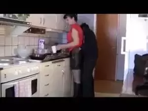 granny interracial kitchen - Granny interracial | xHamster