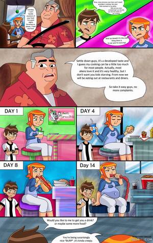 Ben 10 Gwen Comic Porn Stomach Bulge - Gwen's Gain porn comic - the best cartoon porn comics, Rule 34 | MULT34