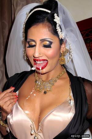 indian bride sucking dick - AI Porn: baghdad, licking and sucking husband s penis, bridal veil, middle  eastern palace - AI Porn