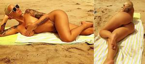 curvy biracial pussy - A Shaved Head and Leaked Nude Photos? We Present Amber Rose