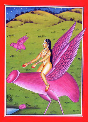 erotic nudism gallery - Kamsutra Painting Erotica Nude Painting Khajuraho Indian Miniature Painting  Watercolor Artwork Poster by Ravi Sharma - Fine Art America