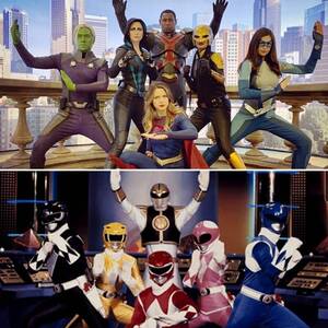 Chyler Leigh Porn Hardcore - From @PwrRngr on Twitter - the cast of CW's Supergirl posing like the  iconic MMPR shot. : r/powerrangers