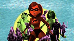 Futuristic Black 80s Porn - Characters from 'Incredibles 2,' 'Black Panther,' ...