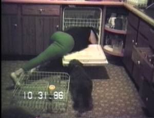 Americas Funniest Home Videos - Hysterical artifact: The first funniest video was of a woman stuck in a  dishwasher. Credit ABC