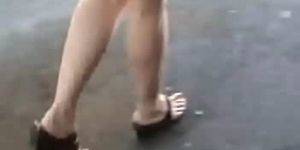 mature fisting in a car - car drive and fisting mature woman in the back...BMW