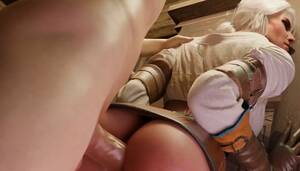 3d upskirt - Ciri Anal Upskirt â€“ The Witcher 3D porn animation | 3D Hentai Club