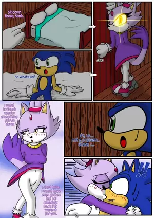 Blaze Porn - Sonic x Blaze porn comic