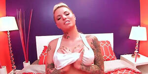 big tit starlet - Curvy Tattooed Starlet Christy Uses A Toy On Her Tight Pussy HD SEX Porn  Video 6:20