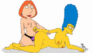 Family Guy Lesbian Porn Gif - Meg Griffin and Lois Griffin Strap On Gif Yuri < Your Cartoon Porn