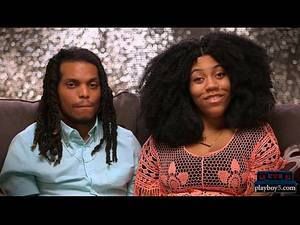 couple swingers with black strippers - 