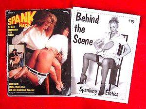 femdom spanking magazines - A pair of out-of-print spanking magazines from the '90s.
