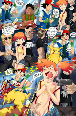 hard xxx pokemon - Hardcore comics from Pokemon cartoon with sexy babes