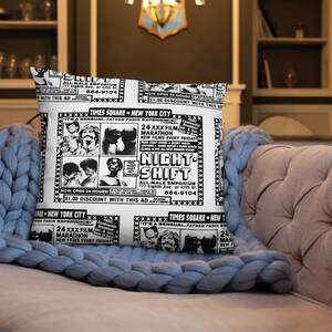 New York City Gay Porn Stars - Gay Art Porn Star Throw Pillows Ramrod NYC Times Square the Deuce Gay  Erotica Hanky Code Porno - Etsy