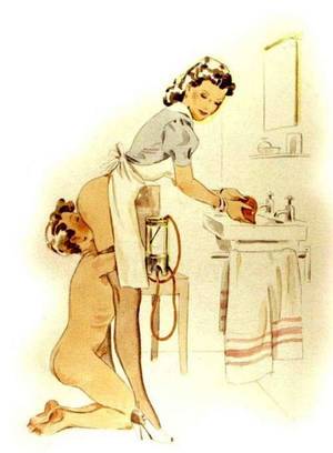 Enema Porn Drawings Captions - It's all you want to do, little boy. It's all you have ever wanted to do.  You belong to your Mommy.