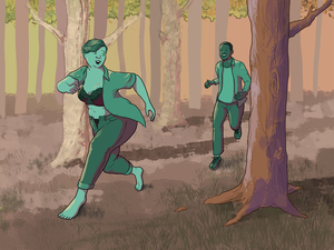 forest - Kiss chase in a forest (story and audio porn) | Girl on the Net