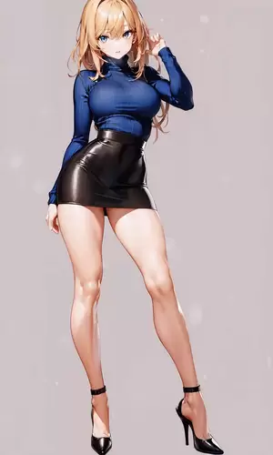 Heel Porn Anime Girl - Pencil Skirt & Heels free hentai porno, xxx comics, rule34 nude art at  HentaiLib.net