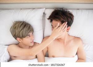 Asian Husband Sleeping - Male Couple Asian Man Sleep Together Stock Photo 1817326367 | Shutterstock