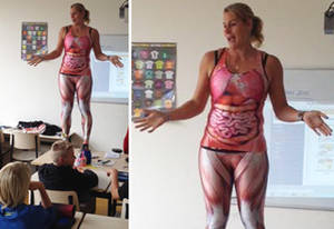 Anatomy Teacher Porn - REPLAY GALLERY; Female Teacher Explains Anatomy on Herself