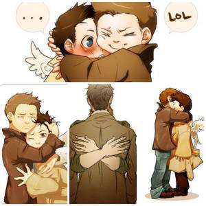 Cute Sabriel Supernatural Porn - Hugs make everything better.