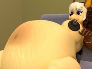 Anthro Cum Inflation Porn Morph - Jackal Mom Furry Stuffs belly until she pops - XAnimu.com