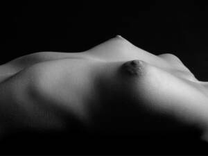 black and white boobs - 0275 Black White Photo Art Small Breast Landscape Photograph by Chris Maher  - Fine Art America