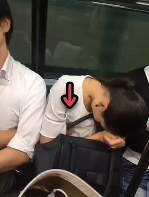 Forced Grope Porn - Don't sleep on the Yamanote Line. -chikan caught : r/Tokyo