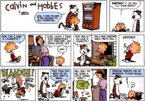 Calvin And Hobbes Mom Porn - Calvin's mom sure knows how to break the habit : r/calvinandhobbes