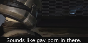 Halo 3 Porn Gay - Halo 3 ODST Sounds like gay porn in there Blank Template - Imgflip