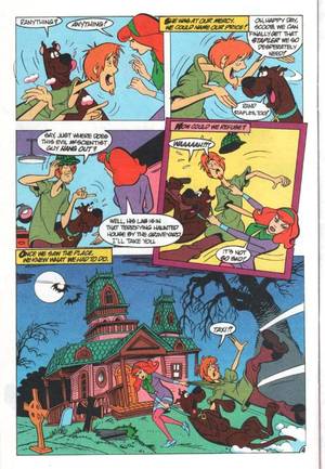 Dafnie Shaggy Porn - Check it out, a piece of Shaggy/Daphne fanservice! This would be a lot  cuter if Shaggy didn't give his fantasy version of Daphne a cheesy porn  star name. :P