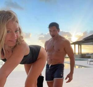 interracial xxx kelly rippa - Kelly Ripa's sexiest snaps - transparent dress, tiny bikini and racy pics  with husband - Daily Star