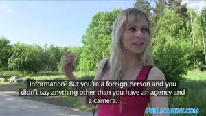 Foreign Blonde Porn Public - Free PublicAgent Blonde student fucks a stranger Porn Video HD