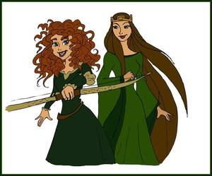 Mom S Brave Movie Merida Porn - Merida & Queen Elinor I just loved the mother/daughter relationship in this  movie! Plus, Merida is not the typical girly princess.