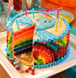 Bakery Porn Mlp - Omg- i want a my little pony birthday party! (for Cat of course!) My Little  Pony Birthday Party - Rainbow Dash cake! Where was this cake when I was  Pearl ...