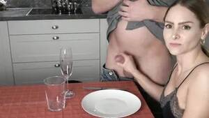 drinking cum - Dinner for cum - Cum drinking - Cum swallowing 4kPorn.XXX