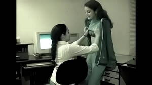 Indian Lesbian In Office - Two young Indian Lesbians have fun in the office - XVIDEOS.COM