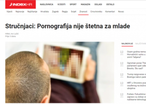 Croatian Porn Prohibited - Croatian News Agency (HINA): Pornography By Itself Isn't Harmful For Youth,  Unless It Relates To Violence Or Abuse | Poliklinika za zaÅ¡titu djece i  mladih Grada Zagreba