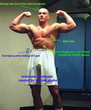 Jean Claude Porn - Jean Claude Van Damme steroids