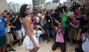 naturist beach sex party - Topless' protest falls flat on Brazil beach - National | Globalnews.ca