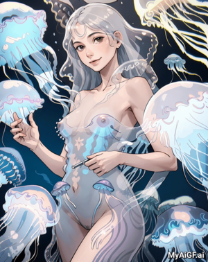 Anime Jellyfish Porn - Jellyfish - AI Porn