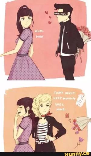 anime lesbian couples fucking - Cute lesbian couple